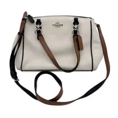COACH コーチ　ショルダーバッグ　ハンドバッグ　バッグ　クリーム　白