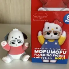 モフサンド　もふもふフロッキーフィギュア　ポチャッコ