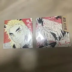 鬼滅の刃 煉獄杏寿郎 スクエアステッカーコレクション　2点