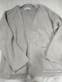 ROPE PICNIC リブ編みカーディガン 38 ベージュ