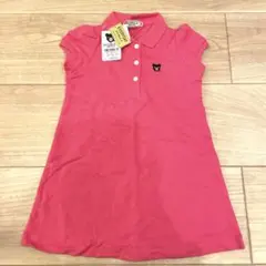 DOUBLE.B ピンク ポロワンピース 100cm 新品