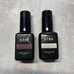 ⭐️PRESTO ⭐️ジェルネイル S339 S186 10g セット(バラ売り可)のサムネイル