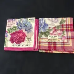 HANAE MORI ハンカチ 2枚セット 花柄
