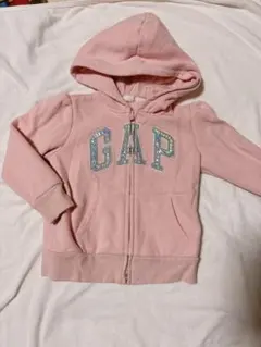 GAP ピンク フード付きパーカー　4y 105cm