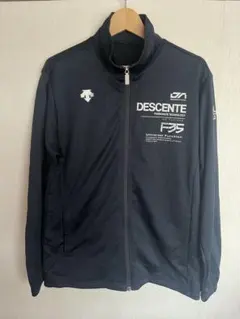 DESCENTE デサント ジャージ　ジャケット　ランニング　ネイビー　M