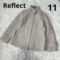 Reflect キルティングジャケット 11号 ベージュ系