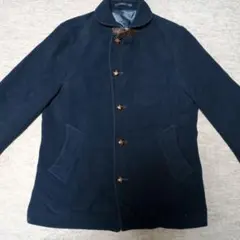ウール ネイビー コートXLサイズ