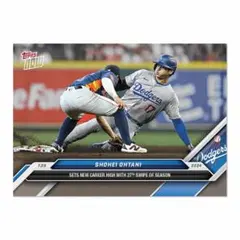 大谷翔平　MLB Topps now シーズン自己最多盗塁更新