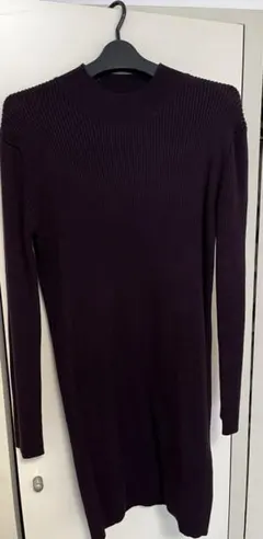 グレイル　膝丈ワンピース　パープル