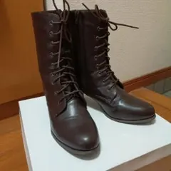 レースアップブーツ ブラウン　25cm