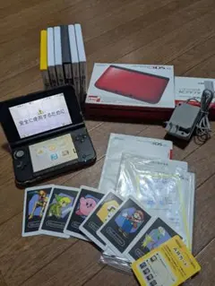 ニンテンドー3DS LL レッド×ブラック 本体+ソフト6本付き