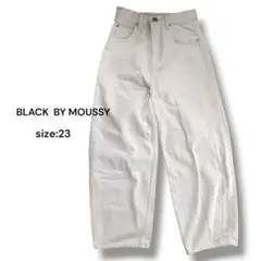 BLACK BY MOUSSY デニムパンツ カーブパンツ レディース 白 23のサムネイル