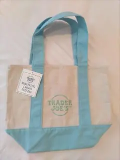 TRADER JOE'S ミニパステルキャンバストートバッグ