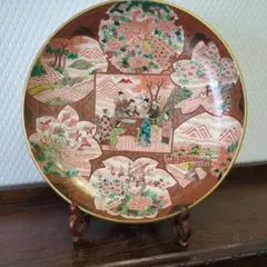 九谷焼 古九谷 加陽 九谷 赤絵 金彩　深皿 九谷焼 古九谷 加陽 九谷 赤絵 金彩 深皿 - メルカリ