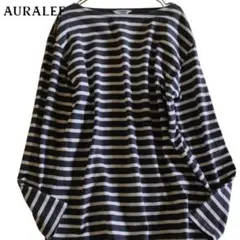 AURALEE IENA別注 バスクシャツ ボーダー ボートネック 日本製 1