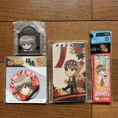 銀魂　沖田総悟　缶バッジ　リングメモ　アクリルチャーム　一番くじ　きゅんキャラ