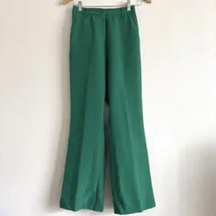 WEGO レディース スラックス グリーン センタープレス