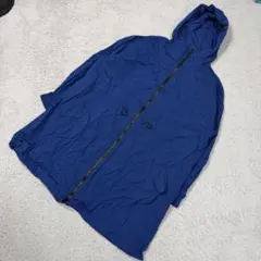 ユニクロ カジュアル スポーティ シンプル 軽量感 ロング丈 フードジップコート