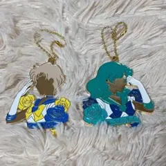 ステンドグラス風メタルチャーム ウラヌス ネプチューン 2点セット