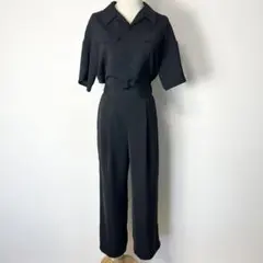 美品 GU UNDERCOVER コラボ ジャンプスーツ S 黒 オールインワン