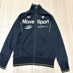 デサントMove Sport ジャージ ジャケット 黒ゴルフ L406番