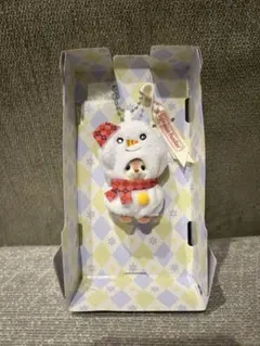 シルバニアファミリー キーチェーン シカの赤ちゃん　雪だるま
