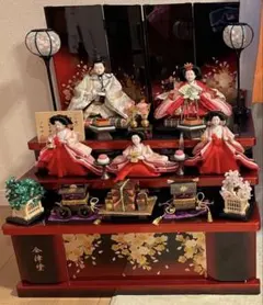 東玉姫小町雛三段飾り - メルカリ