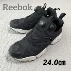 【人気】Reebok インスタポンプフューリー OG ブラック/ホワイト 24㎝