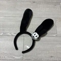 黒色ウサギ耳カチューシャ　オズワルド