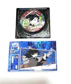 ⑧m.鬼滅の刃 冨岡義勇 バースデー缶バッジ ジオラマフィギュア バースデイ