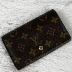 美品 LOUIS VUITTON PVC 折財布 ポルトモネビエ カルトクレディ