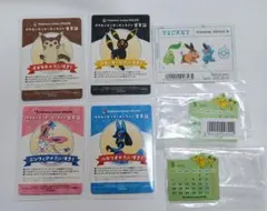 ポケセンオンライン　ワクワクミニゲーム B賞 会員証風カード 4種