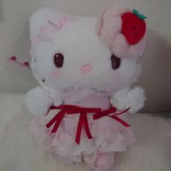 ハローキティ いちごホイップケーキ　マスコットバッグチャーム