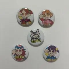ミニモニ. 缶バッジ 5個セット　平成レトロ