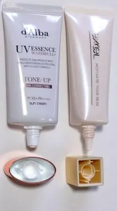 ダルバ　トーンアップサンクリーム　エクセル　モチベートユアスキン