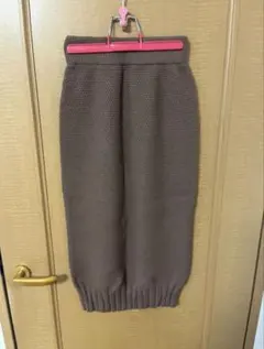 グレイル ニットタイトスカート ブラウン Mサイズ