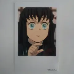 鬼滅の刃 ufotable 柱カフェ ランダムチェキ風ブロマイド 時透無一郎