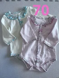 ニシキ　ロンパース 70cm 2枚セット