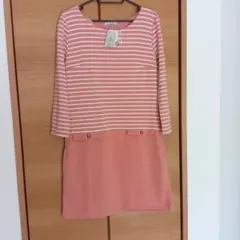 【送料無料】タグ・ボタン付き　未使用　ワンピース　M