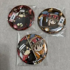 銀魂 アニくじ 缶バッジ　妖怪コスプレ　土方　沖田