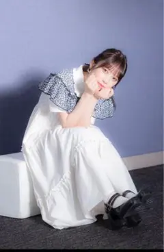 merry jenny フリルティアードシャツワンピース