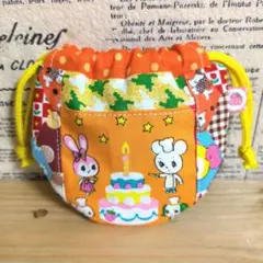 ハンドメイド☆ミニミニきんちゃく はいから横丁スイーツ柄 - メルカリ