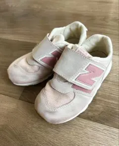 New Balance new-b 574 ピンク スニーカー 15.5cm