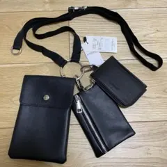 マルチショルダーバッグ　glabella BLACK