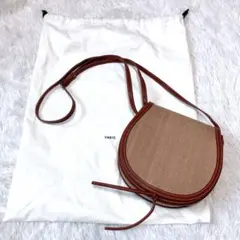 極美品 VASIC ヴァジック バスケットミニ かごバッグ ラフィア