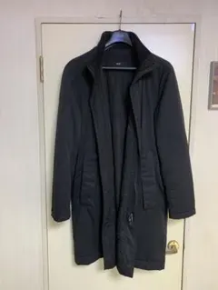 Bossネイビー ウール ピーコート ダブルブレスト - メルカリ