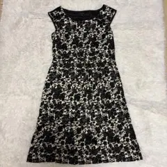 【大きいサイズ】トッカ TOCCA 花柄 ノースリーブ ワンピース ひざ丈