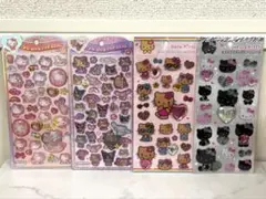 うるちゅるシール キラキラストーンシール 日焼けキティ4枚セット【正規品】