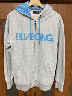 BILLABONG グレー フルジップパーカー