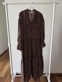 CIAOPANIC TYPY　花柄ミックスワンピース　小花柄　ティアード　マキシ